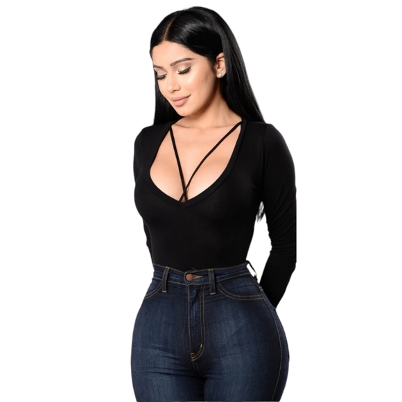Black Bodysuit From Fashion Nova - Picture 1 of 3
